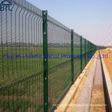 Green Color 1.8m High Security Clear Vu View Farm Fence.